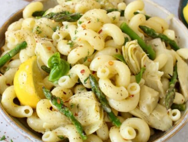 Lemon Artichoke Pasta Toss