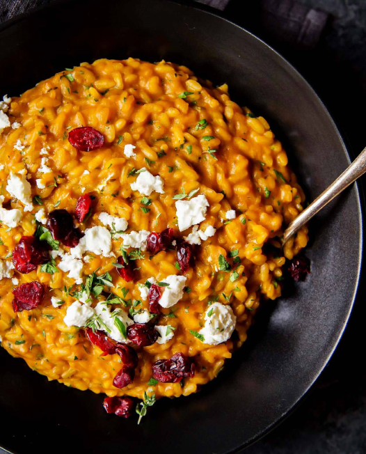 Creamy Truffle Pumpkin Risotto